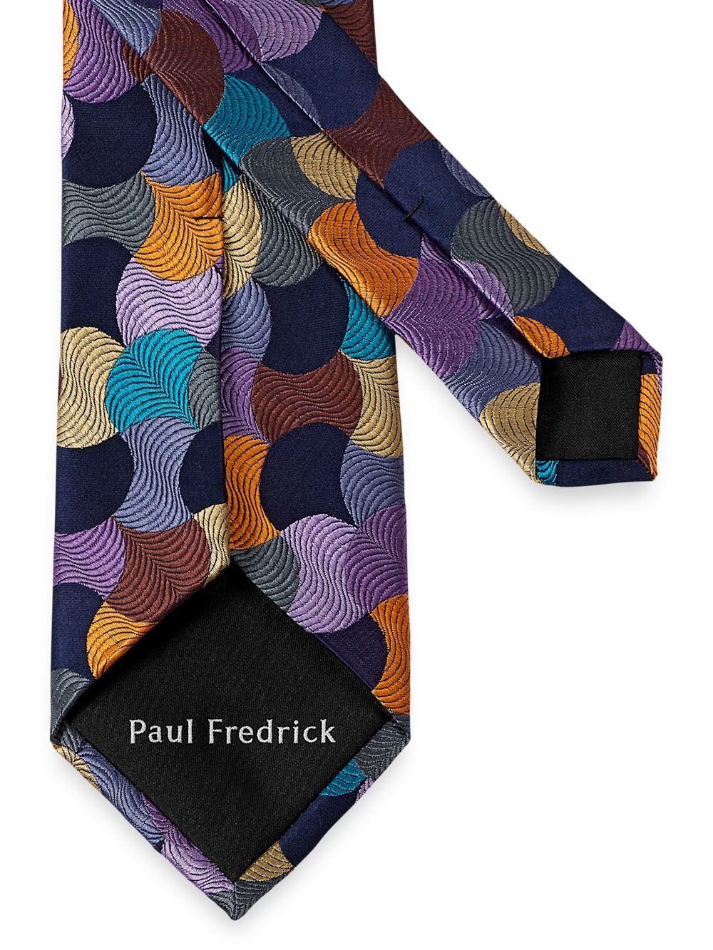 Alternate Image of Geometric Woven Silk Tie-2