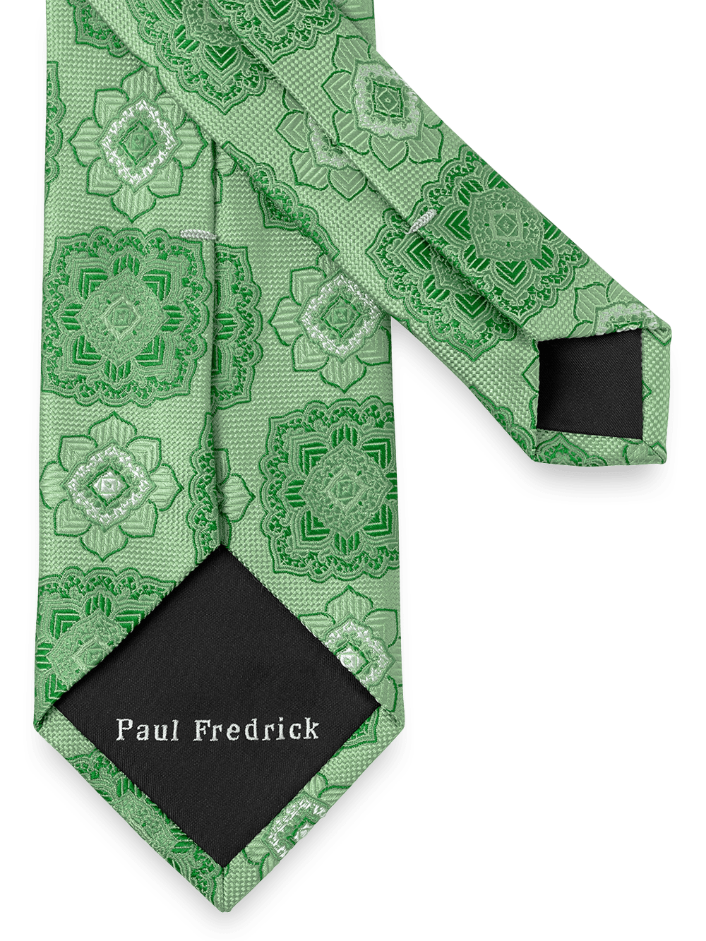Alternate Image of Medallion Woven Silk Tie-2