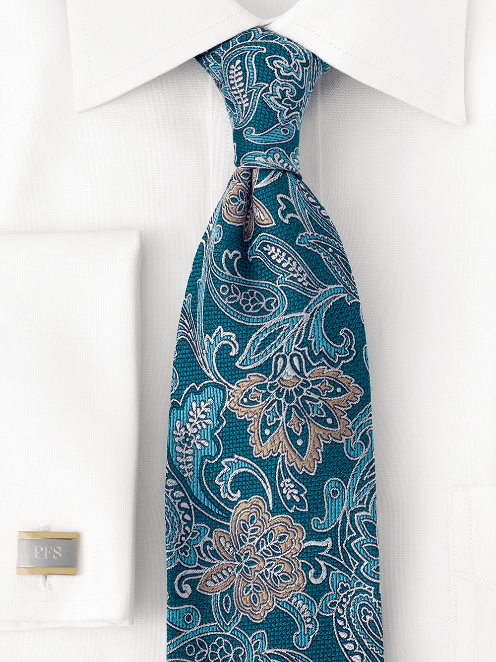 Alternate Image of Paisley Woven Silk Tie-1