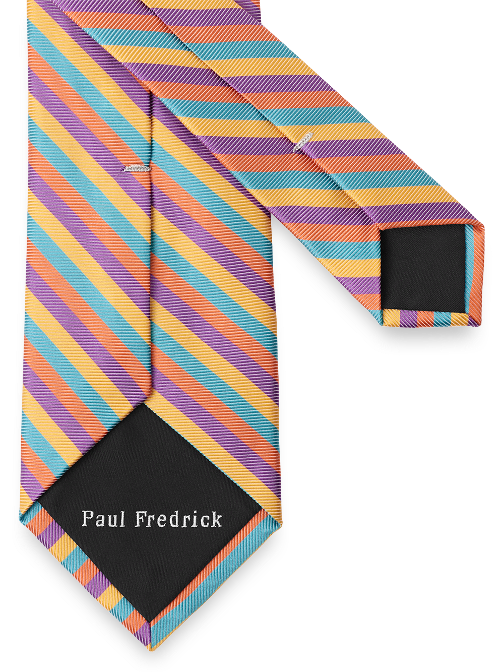 Alternate Image of Stripe Woven Silk Tie-2