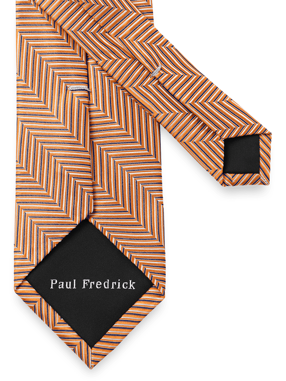 Alternate Image of Herringbone Woven Silk Tie-2