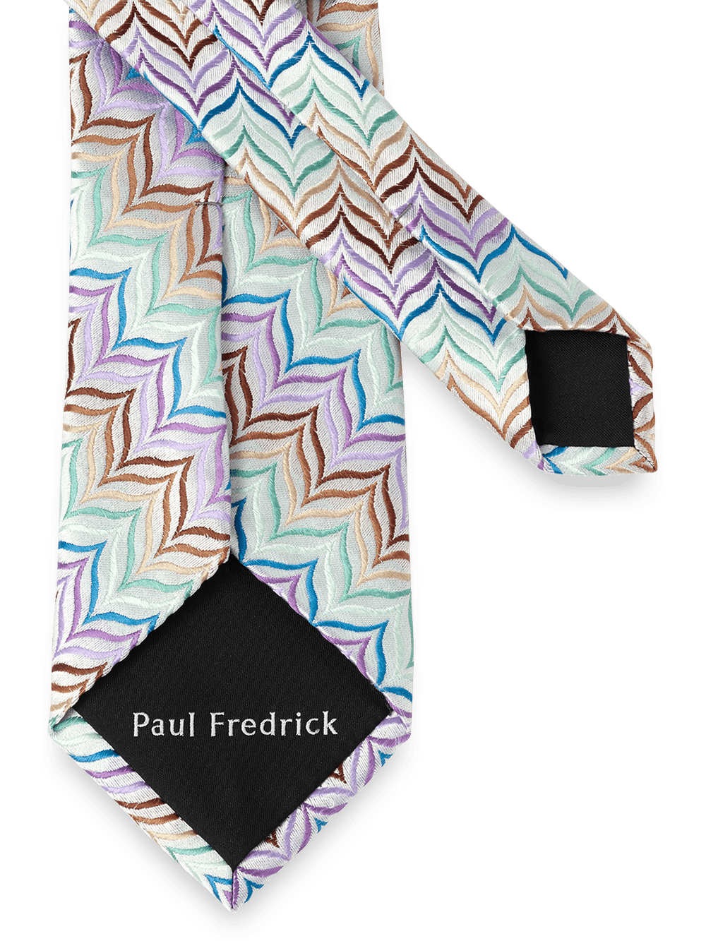 Alternate Image of Herringbone Woven Silk Tie-2