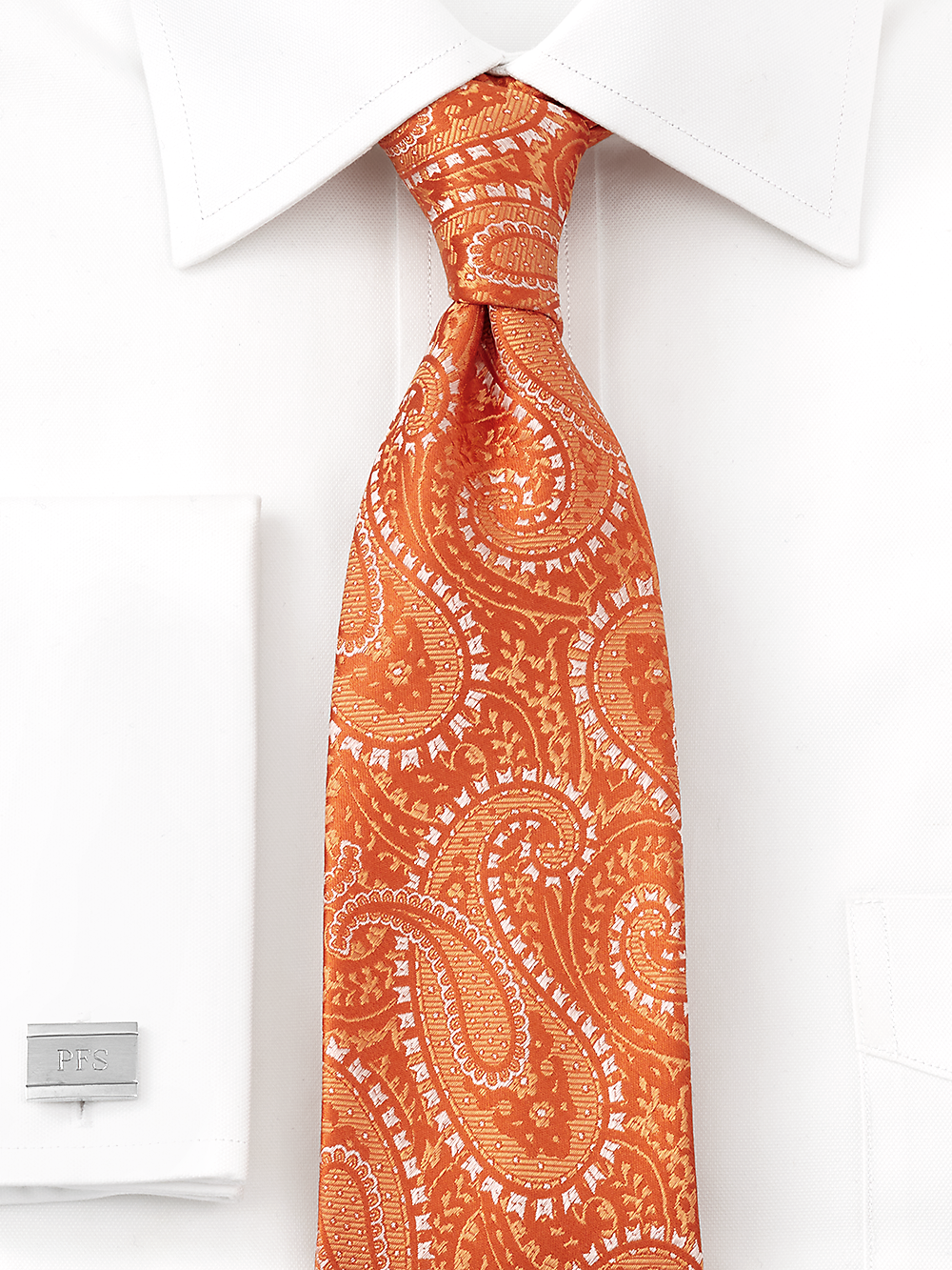 Alternate Image of Paisley Woven Silk Tie-1