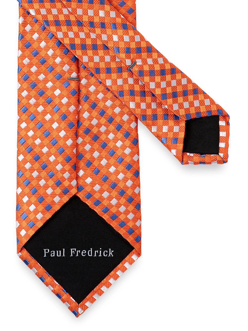 Alternate Image of Geometric Woven Silk Tie-2