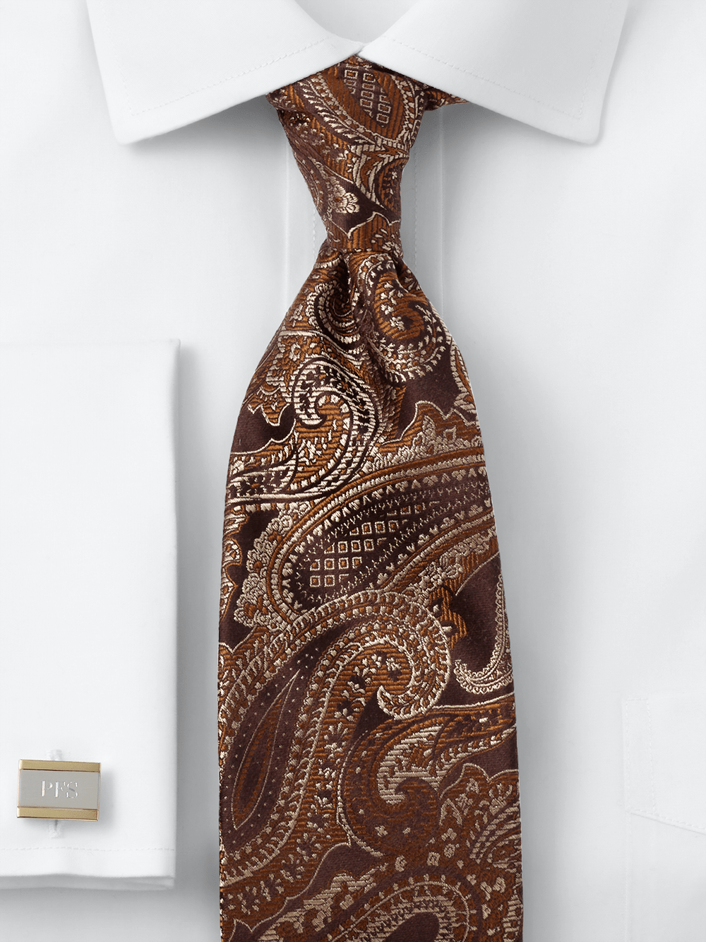 Alternate Image of Paisley Woven Silk Tie-1