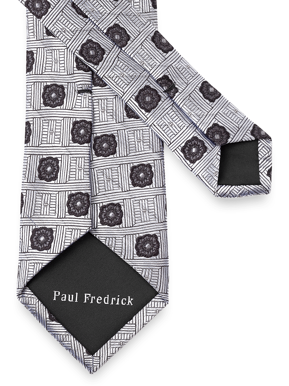Alternate Image of Medallion Woven Silk Tie-2