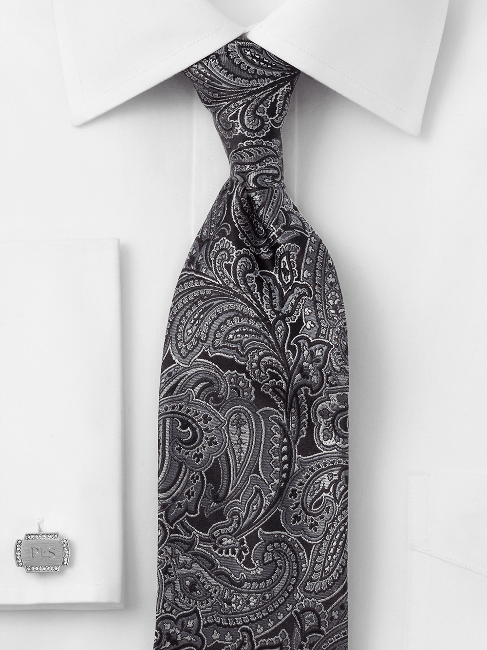 Alternate Image of Paisley Woven Silk Tie-1