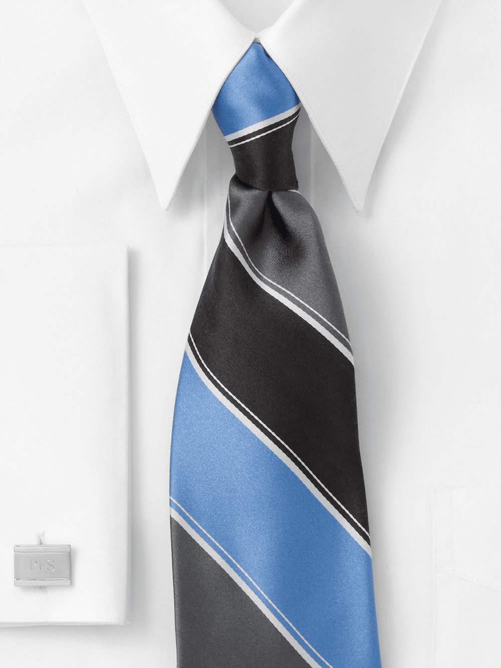 Alternate Image of Stripe Woven Silk Tie-1
