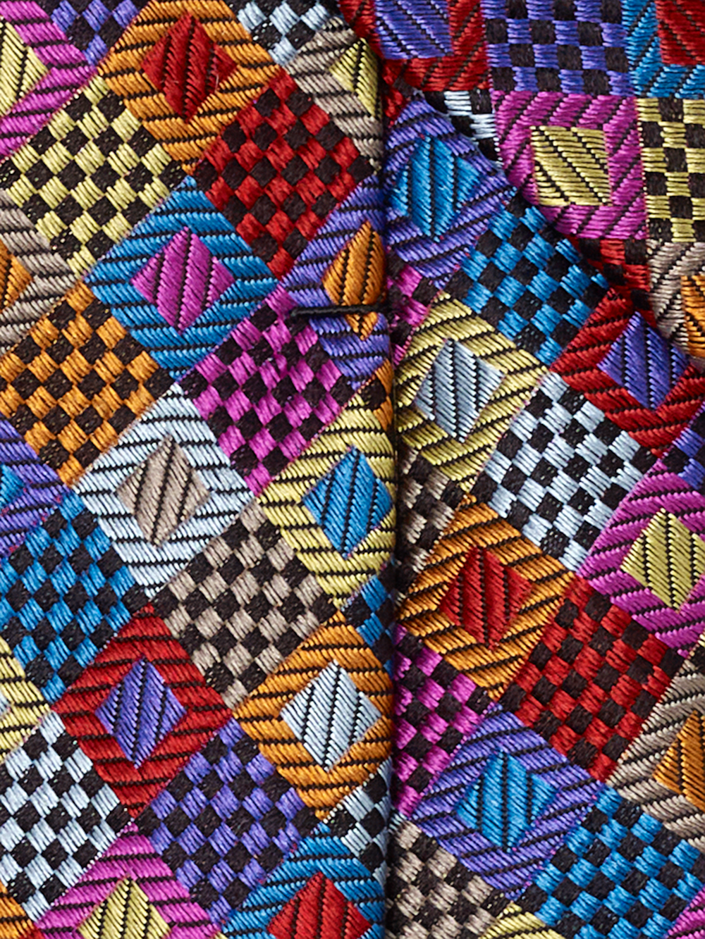 Alternate Image of Geometric Woven Silk Tie-3