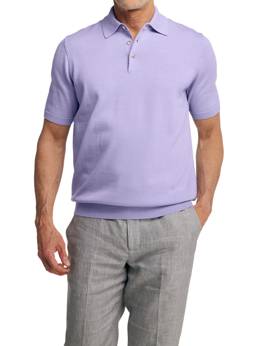 Alternate Image of Supima Cotton Three Button Polo-1