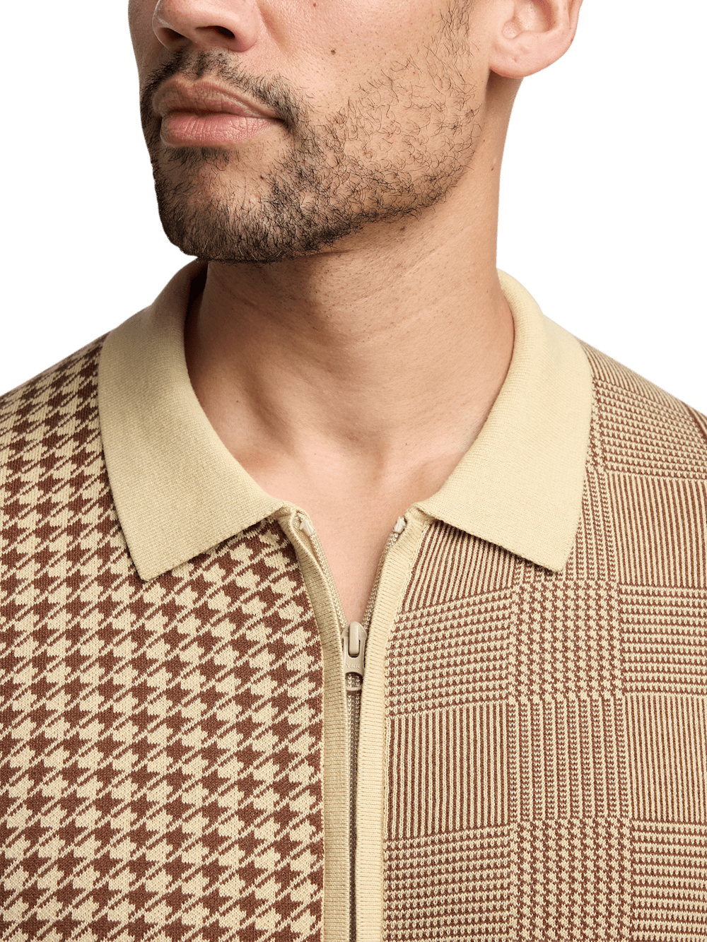 Alternate Image of Cotton Full Zip Polo-2