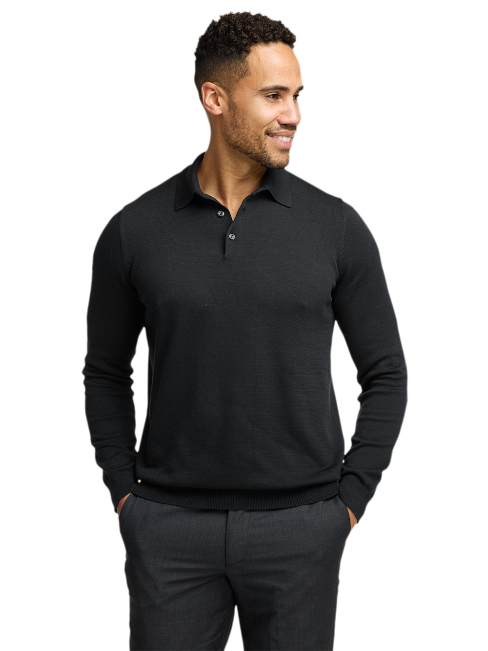 Alternate Image of Supima Cotton Three Button Polo-1