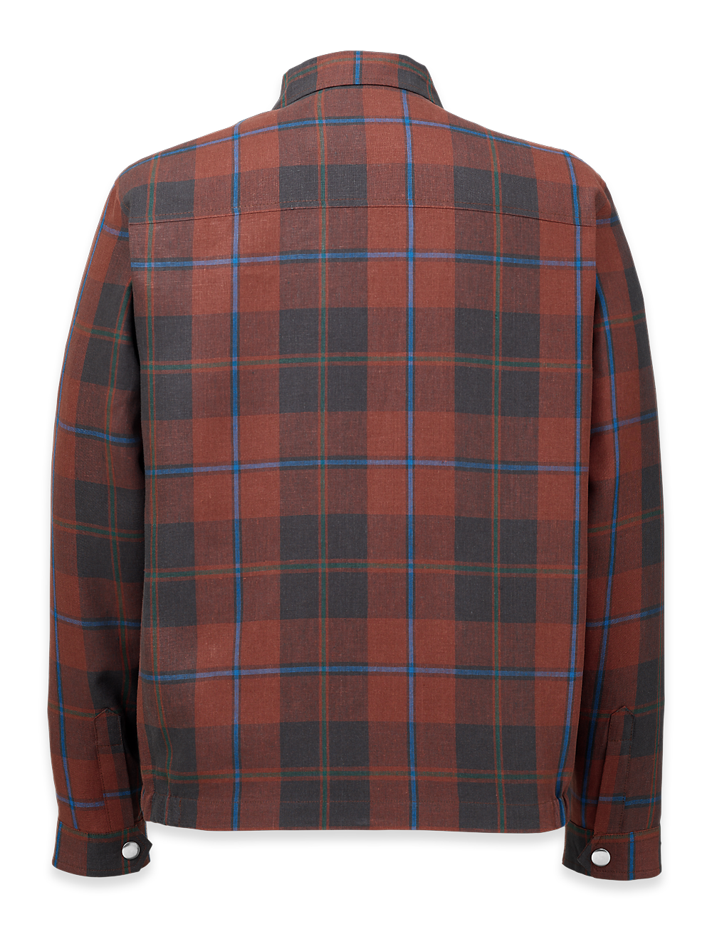 Alternate Image of Linen Plaid Madras Bomber-1