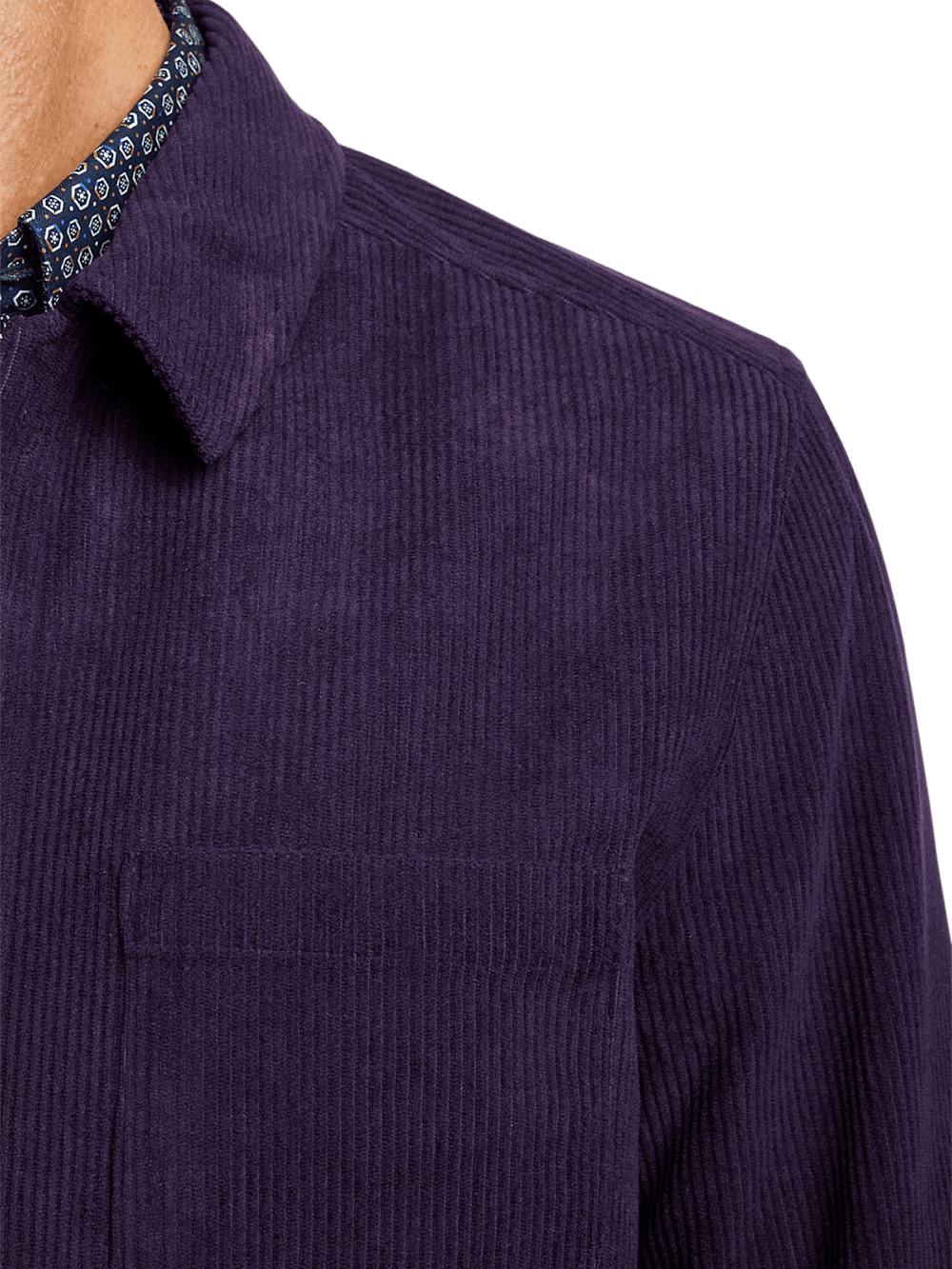 Alternate Image of Microfiber Corduroy Shirt Jacket-5