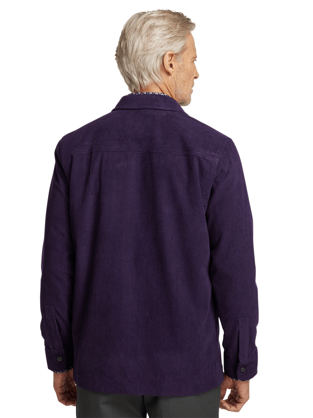 Alternate Image of Microfiber Corduroy Shirt Jacket-6
