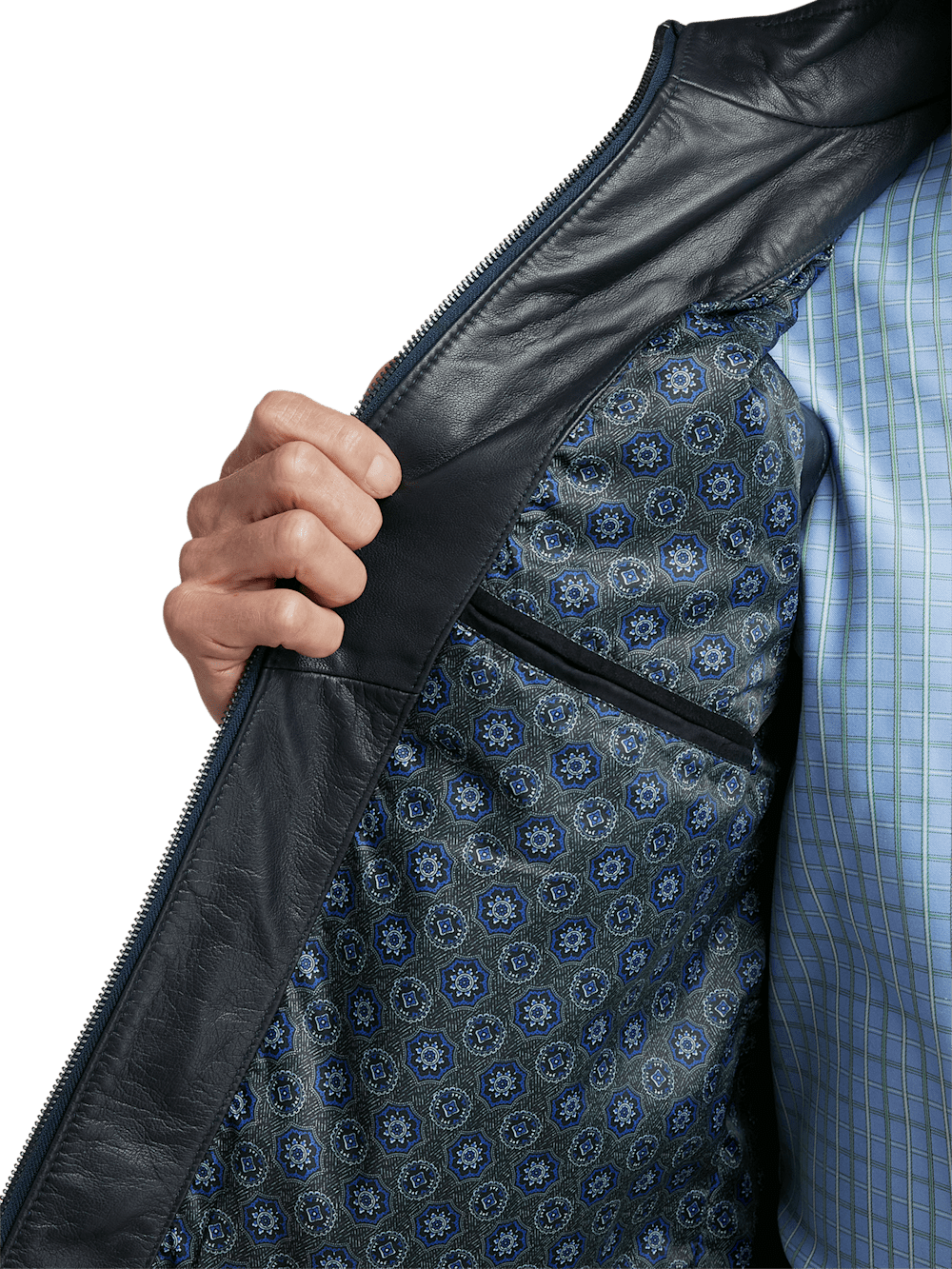Alternate Image of Perforated Suede Vest-3