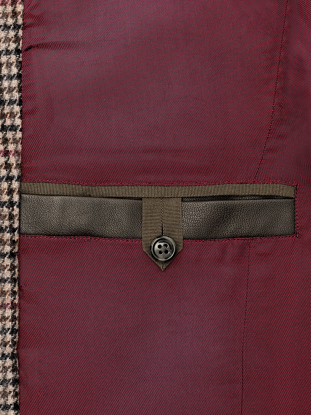 Alternate Image of Wool Blend Houndstooth Car Coat-2