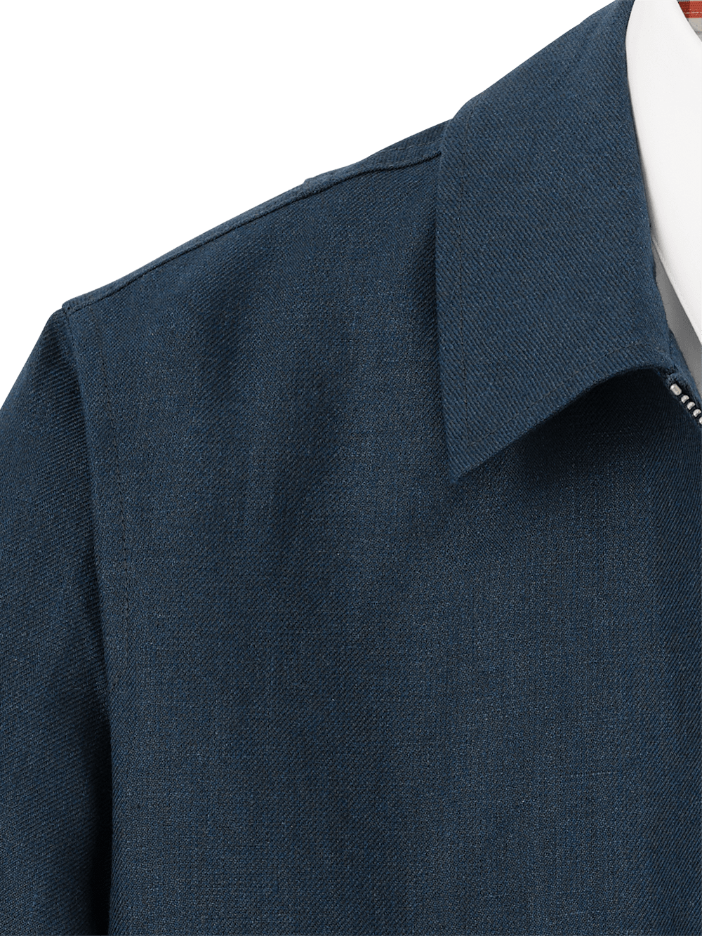 Alternate Image of Linen Bomber Jacket-3