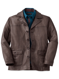 Leather Jacket - Brown